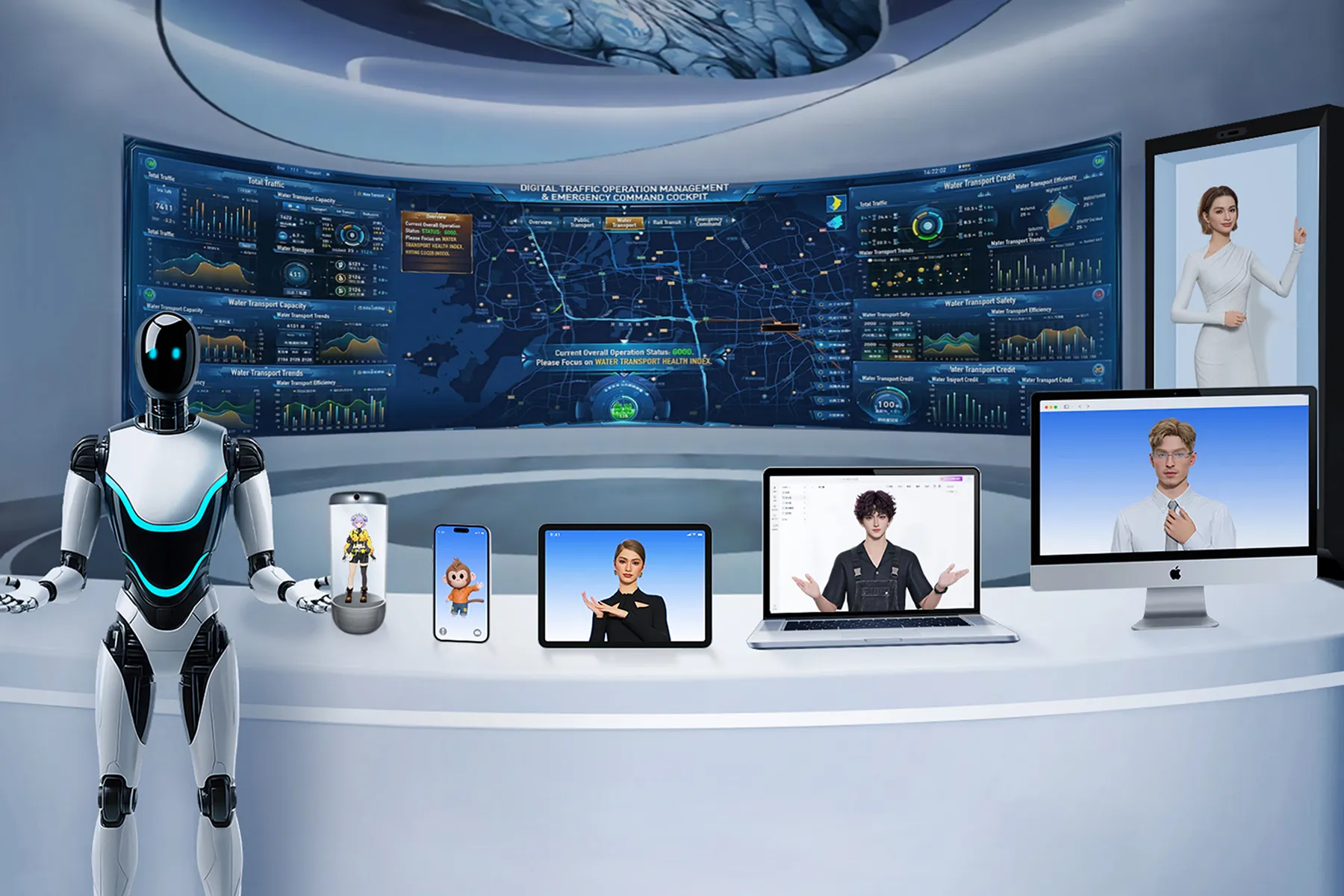Enable AI to have near-human expression and communication capabilities across multiple terminals and applications